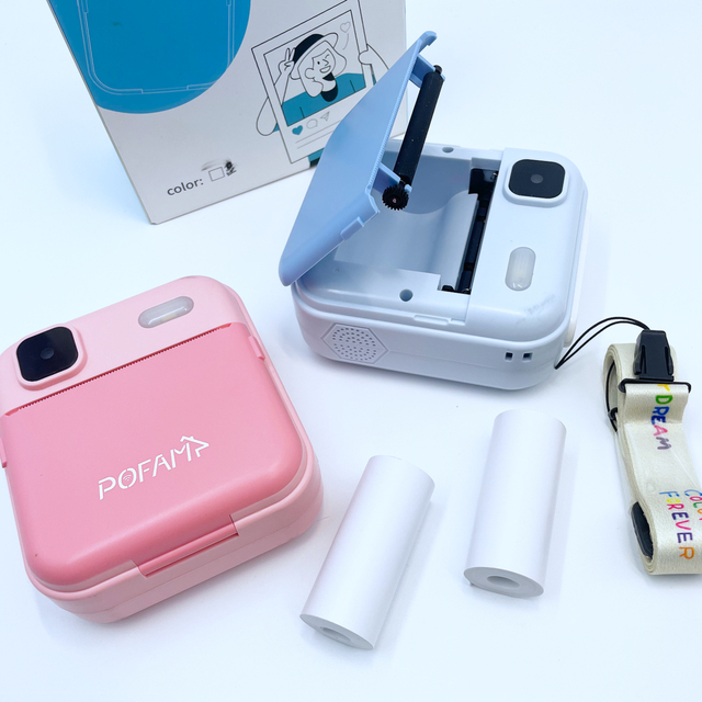 2025 Hot Sale Kids Instant Print Camera for Boys Girls 1080P HD Mini Camera with Print Paper Digital Camera Christmas Gifts