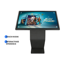 Chiosco con Schermo Touch Inclinato da 43" e 55" con Software per Flipbook Digitale |   Tavolo Interattivo 4K per Musei e Showroom