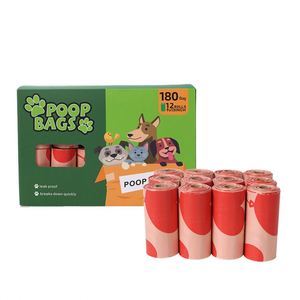 Wholesale Custom Biodegradable Dog Waste <b>Bags</b> <b>Compostable</b> Pet Doggie Poo Disposal Roll for Dog - Product Image 1