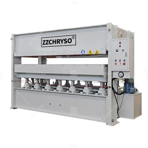 Mdf plywood hydraulic laminating wood hot oil press machine for veneer