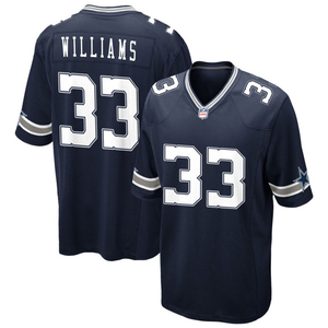 2026 Dallas Jersey Custom American Football Shirts Gestikte Geborduurde Jeugd Uniformen Sportkleding met Logo's Navy - Product Image 5