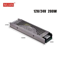 Alimentation électrique pour bande LED double 12V 100W, fonction de gradation à pleine puissance, démarrage progressif avec protection multiple, garantie de 3 ans