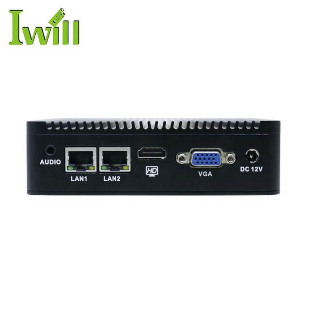 Mini Thin Client Nano PC J1900 N3 Quad Core, Dual Display, 2COM, DC 12V