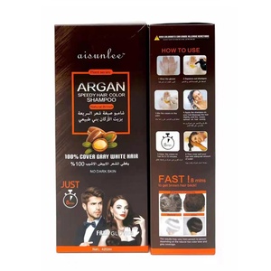Crème Colorante Semi-Permanente au Ginseng Herbal pour Cheveux Noirs, Couvre à 100% les Cheveux Blancs, Coloration Rapide en 5 Minutes, Qualité Supérieure - Product Image 5