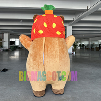 Costume de mascotte gonflable géant Capybara de 2,2 m pour événements et location – Idéal pour le divertissement et le cosplay – En promotion