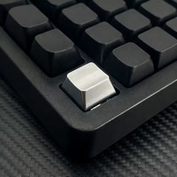 Custom Keyboard CNC Machining Injection Molding Keycaps for Double Anodized Aluminum with Hellcat/Tiger/Reaper/Jump Man Logo