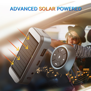 Phong Cách Mới Năng Lượng Mặt Trời Loại C Sạc Aux Không Dây Bluetooth <span class=keywords><strong>FM</strong></span> <span class=keywords><strong>Transmitter</strong></span> Xe Đài Phát Thanh Âm Thanh Adapter Với Pin Điều Khiển Từ Xa - Product Image 6