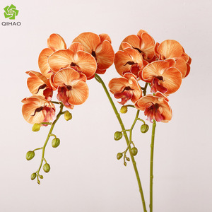 Orquídea Phalaenopsis Artificial de 8 Cabezas, Plástico PU de Alta Simulación, Decoración para Bodas - Product Image 5