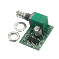 Carte d'amplificateur de puissance numérique 5V de haute qualité avec potentiomètre à commutation, alimentée par USB, carte d'amplificateur PAM8403
