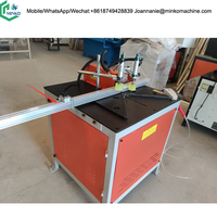 Machine de découpe d'angle pour porte fenêtre, en aluminium, panneau composite, scie d'angle à bois