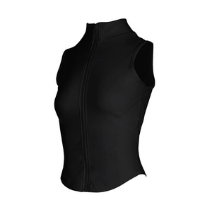 Giacca da donna con Zip personalizzata con canotta corta gilet lungo e traspirante per sport Casual alla moda da ragazza - Product Image 4