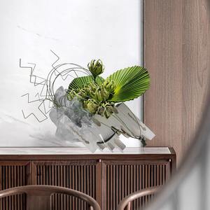 Feuilles <span class=keywords><strong>de</strong></span> palmier artificielles en mousse, bouquets <span class=keywords><strong>de</strong></span> mariage pour centres <span class=keywords><strong>de</strong></span> table, arrangements, fête prénuptiale, décorations <span class=keywords><strong>de</strong></span> fête à domicile - Product Image 4