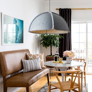 Lampada a Sospensione in Feltro PET LED con Telecomando, Antiabbagliamento, Luce Neutra 4100K, 900 Lumen, Ra90 CRI, Garanzia di 3 Anni - Product Image 1