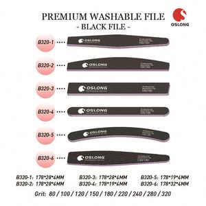 Wholesale 100/180 Personalized Print Logo Regular Sand <b>Paper</b> Emery Board Nail <b>File</b> - Product Image 2
