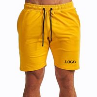 Shorts de fitness pour hommes Shorts unis décontractés Shorts de course à pied Logo personnalisable