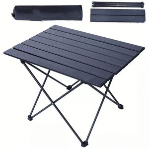 Mesa de Picnic Plegable Portátil Ligera de Aluminio, Enrollable, Ultraligera, para Campamento y Senderismo al Aire Libre - Product Image 3