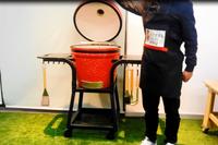 SEB prix d'usine dernier Kamado Grill avec chariot, gril à charbon, four en céramique