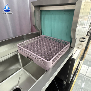 304 Stainless Steel Pass Through Dishwasher CE Certified High Capacity for Hotel Restaurant Canteen School Catering Industry - Product Image 4