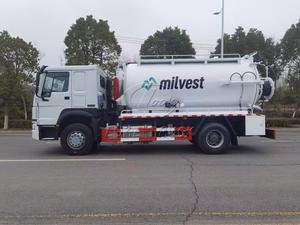Camion de dragage multifonctionnel, châssis Howo 4×2, débouchage rapide des canalisations pour l'Afrique, l'Europe et le Moyen-Orient - Product Image 5