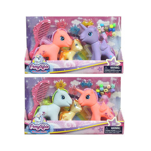 Set de Peluche Creativo de Mini Poni para Arreglar, de 6cm y 10cm, con Accesorios para el Cabello, para Niños, Ideal para Actividades en Salas de Juego - Product Image 3