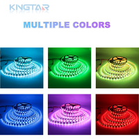 Tiras de Luces LED Flexibles Inteligentes Direccionables y Cortables con Control por Aplicación, RGBIC SMD 5050 WS2812B Integradas, DC 5V