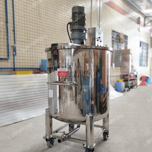 Peralatan Pencampur Industri SUS304 Cairan Sampo <span class=keywords><strong>Mixer</strong></span> Cat Pneumatik Tangki Pencampur dengan Homogenizer - Product Image 2