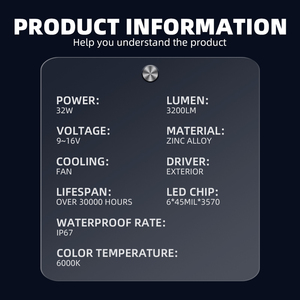 Diseño compacto Plug and Play 3570 Chips 6000K Bombilla de faro LED para coche K9 <span class=keywords><strong>Bombillas</strong></span> de faros LED para coche Fácil instalación - Product Image 6