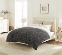 Couverture confortable en peluche à motif moderne et vert magique pour décoration de la maison