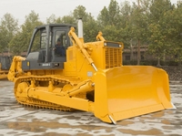 Bulldozer sur chenilles ZD220S-3 avec commande par joystick ergonomique pour réduire la fatigue du conducteur lors de longues journées de travail.