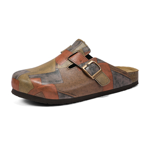 Nouvelle Collection 2026 – <span class=keywords><strong>Mules</strong></span> Classiques Haut de Gamme en Liège Souple Quatre Saisons pour Hommes – Chaussures de Plage et Loisirs d'Extérieur - Product Image 1