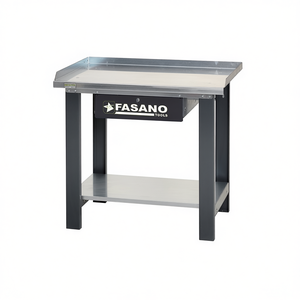 Fasano Tools <b>Metal</b> <b>Workbench</b> With Drawer And Shelf 36x24 Inch Industrial Workshop Table - Product Image 2