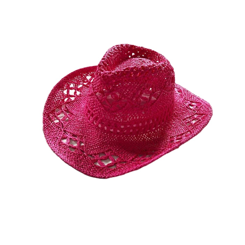 Adult Sun Straw Western Cowboy Hat Sparkly Western Cowgirl  display picture 2