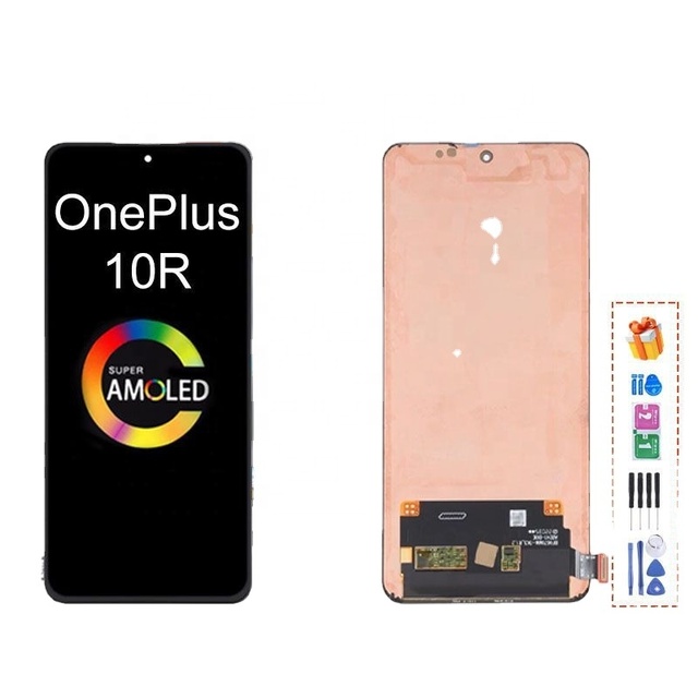 OEM AMOLED Display Touch Screen Digitizer Assembly With Frame for on Plus 10R CPH2411 Ace Complete LCD Replacement Repair Parts