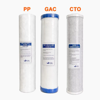 Commerciële Big Blue 20 X 4.5 Waterfilter Cartridge Hoge Capaciteit Volledige Huis Sediment Koolstofblok Vervanging Hotel Restaurant