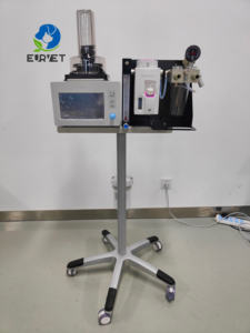 Prix de la fabrication <span class=keywords><strong>EUR</strong></span> PET Veterinary Smart Machine d'anesthésie animale à écran tactile de 9 pouces avec ventilateur pour clinique vétérinaire - Product Image 3