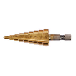 E-Tuo <b>Step</b> <b>Drill</b> Bit Metric 4-20mm Hex Shank For Nonferrous Metals - Product Image 1