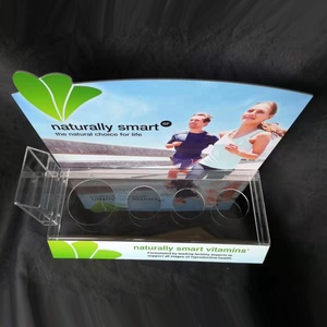 Présentoir de comptoir en acrylique Transparent, 4 bouteilles personnalisées, <span class=keywords><strong>vitamine</strong></span> - Product Image 6
