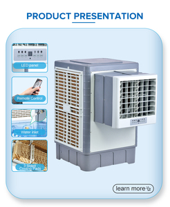 Climatiseur solaire mural industriel, évaporateur, ventilateur de refroidissement mural, refroidisseur d'air mural, climatisation solaire murale - Product Image 4