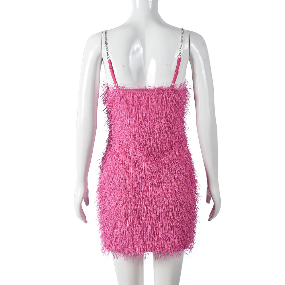 Women Sleeveless Backless Mini Night Club Dress - CSFS5.30L45