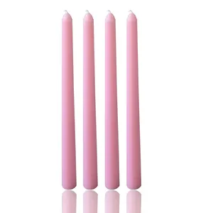 Cheap Price 4 Pcs Set Coffee Relax Cheap Paraffin Wax Long Stick Candle For Room Household Romantic Candlelight