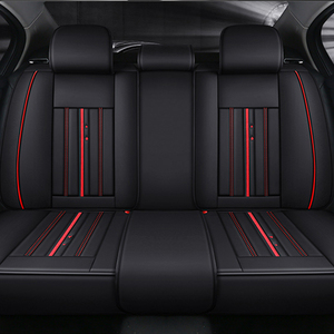 Fundas de Asiento Completas Rush Line, de Cuero, para Todas las Estaciones, Estilo Deportivo y Lujoso, Cómodas, para el <span class=keywords><strong>Interior</strong></span> del Automóvil - Product Image 2