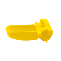 Abreuvoir pour cailles, structure stable en forme de bol, composants en plastique moulés par injection, pour l'élevage en cage, abreuvoir pour volailles