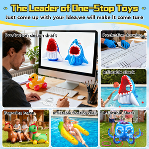 Jeu aquatique interactif gonflable 3-en-1 en PVC en forme de tortue pour le golf et le lancer, idéal pour la piscine – Vente en gros personnalisée pour l'été et la plage - Product Image 3