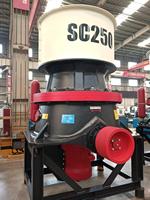 Concasseur à cône hydraulique monocylindre avec commande PLC et moteur pour ligne de concassage de pierres dures