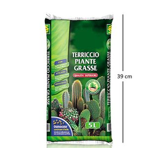 Terriccio per Piante Grasse 5L Qualità Superiore Con Osmocote - Product Image 2