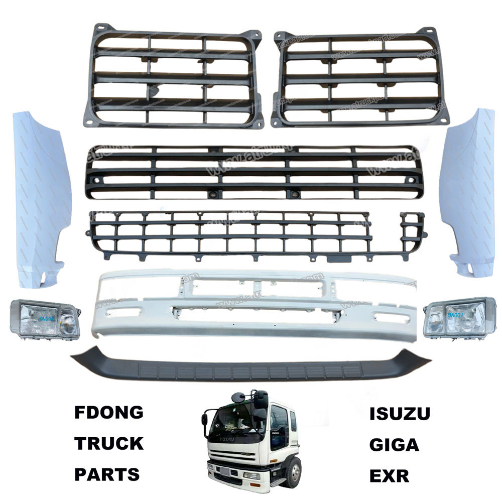Chrome Front Bumper for ISUZU GIGA EXR Long Truck Spare Body Parts