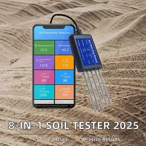 2025 नई वांगबांग TR-<span class=keywords><strong>300</strong></span> 8-इन-1 मिट्टी नमी मीटर आरए485 ई लवणता एनपीपी तापमान 0.1 0-20k 0.1% आरएच कृषि संयंत्र - Product Image 2