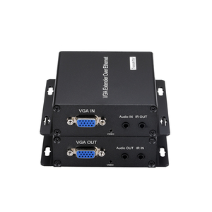 Extensor de red VGA de alta calidad HD sobre IP 1080p @ 60Hz HD extensor 120m extensor de <span class=keywords><strong>video</strong></span> transmisor y receptor - Product Image 3