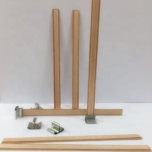 Mèches doubles en bois faites à la main et base en métal, tailles personnalisées, prix direct usine - Product Image 2