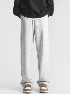 Pantaloni Sportivi <span class=keywords><strong>Casual</strong></span> da Uomo di Alta Qualità, Taglio Dritto con Coulisse, Vita Media, Tessuto Pesante, Vendita all'Ingrosso - Product Image 6